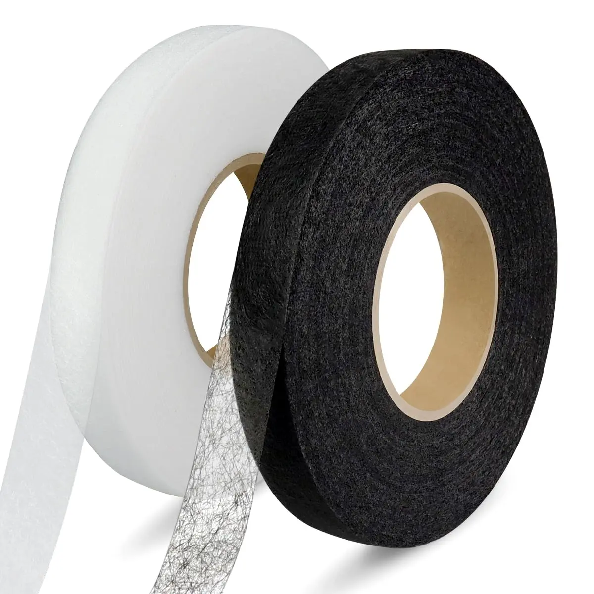140 Yards Iron  Hemming Tape, 2 Rolls 0.59 inch Hem Tape No Sew, Iron  Tape for Hemming,  Witchery Tape Sewing Tape, Fusible Tape Adhesive Wonder Web for Curtain, Pants, Clothes