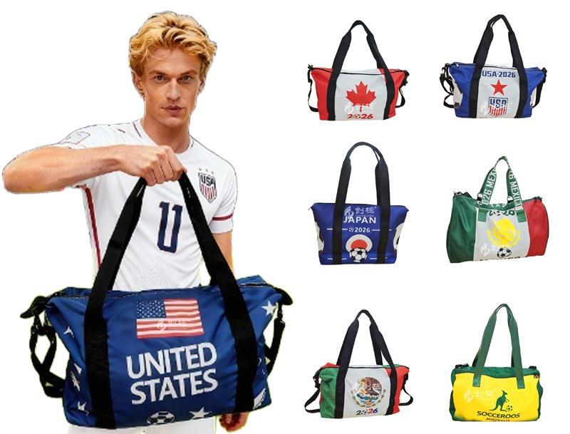 US, Canada and Mexico 2026 World Cup fans supplies luggage handbags competition storage bag gym