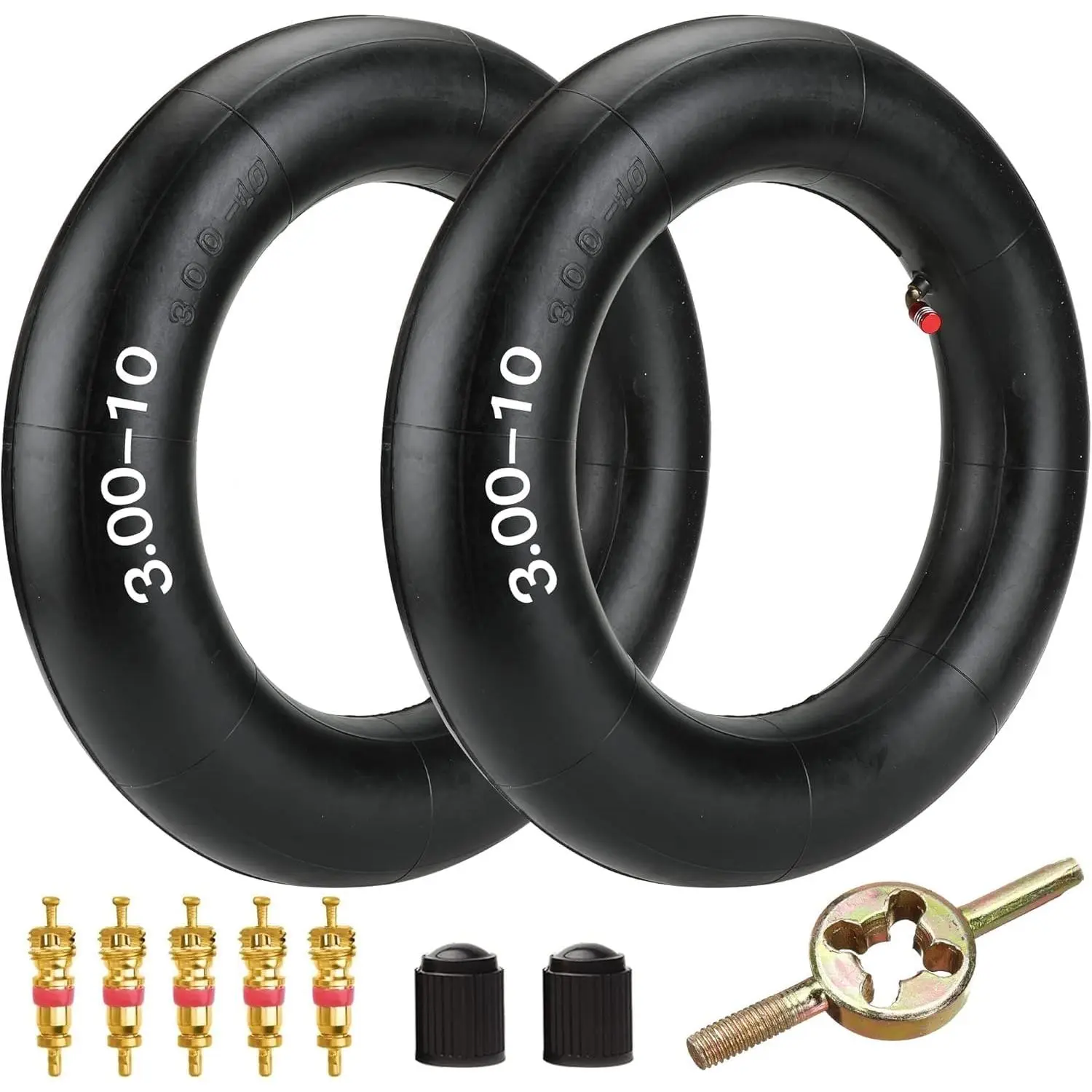 2.75/3.00-10 3.00x10 2.50x10 80/100-10 Inner Tube for XR50 XR70 CRF50 CT70 EZ90 Cub RSF650 KLX110 DRZ110 50cc 70cc 90cc 110cc 125cc Dirt Pit Bike Scooter Moped