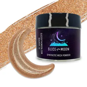 Flashing Bronze Mica Powder 0.42oz(12g) Skin Safe Fine Pigment for Epoxy Resin, Body Butter, Lip Gloss, Candle Dye, Soap Colorant, Slime Making