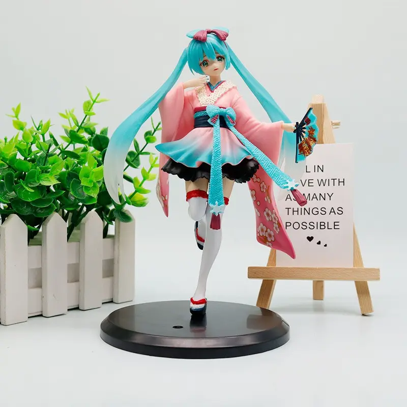 Hatsune Miku Princess Figure, Anime Girl Future Series Collectible, Car Model Case Display, Desktop Decorative Item, Secondary Dimensional Art