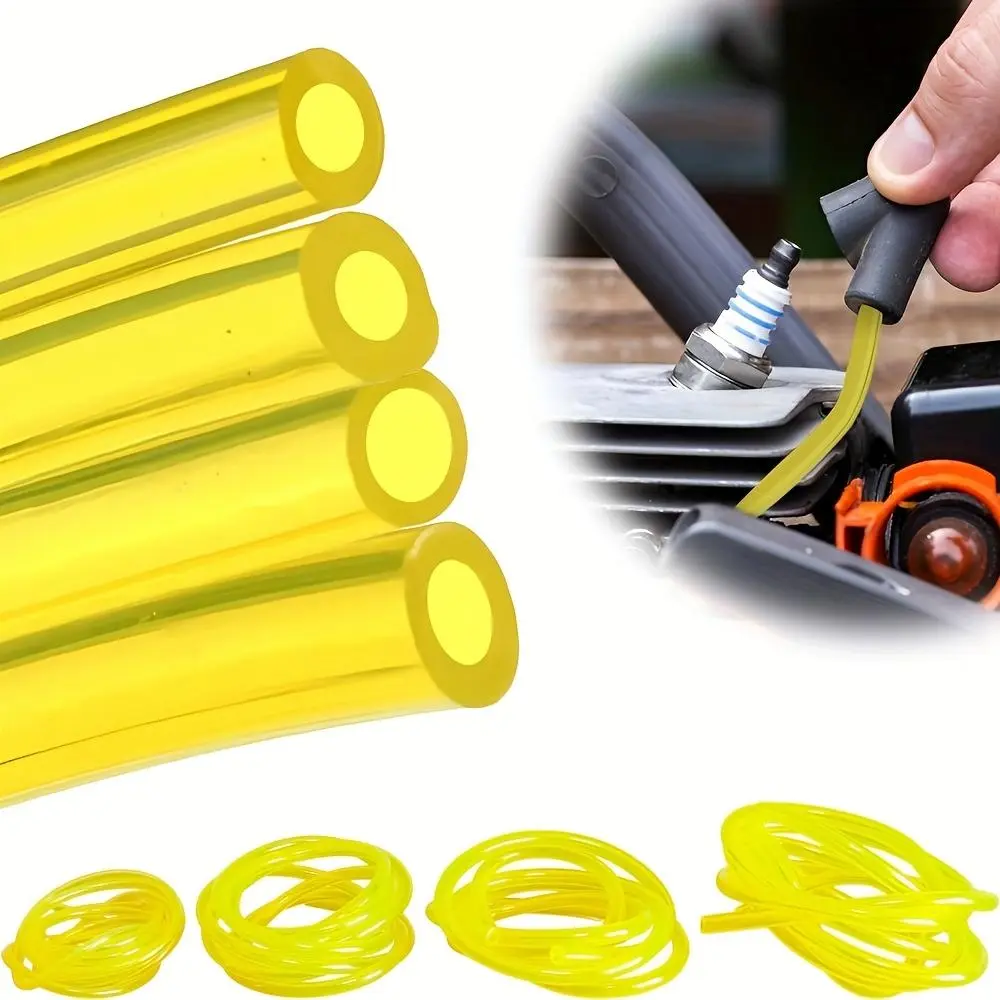 4pcs set of high-quality fuel hose kits, suitable for 2-stroke small engine gas hose and fuel hose replacement kits, suitable for lawn mowers, chainsaws, blowers, lawn mowers, gasoline power tool parts