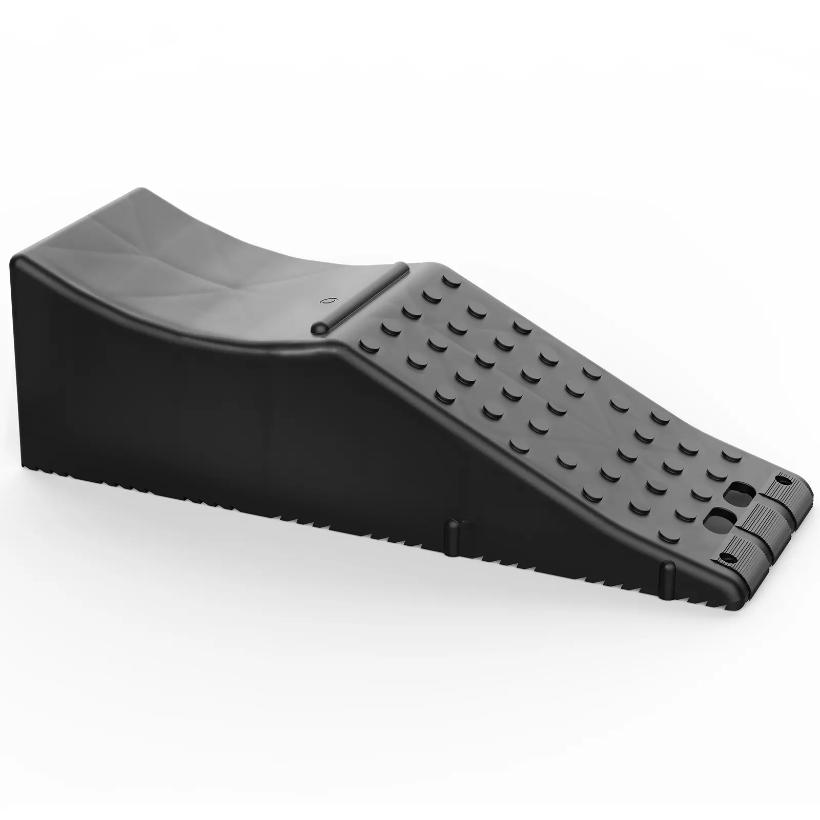 Vehicle Ramp, Single Unit Auto Service Ramp, 20000 lbs/9 Ton Maximum Load Capacity, PP Material, Safety and Traction, Simple 5.5-inch Elevation