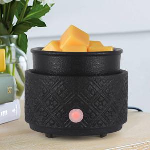 Wax Melt Warmer for Scented Wax,3-in-1Ceramic Wax Warmer Fragrances Candle Oils, Home Fragrance Burner,Electric Candle Warmer for Mom Women(White)