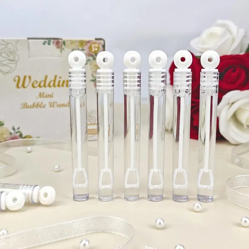 100-Count Bulk Mini Bubble Wands, Party Favor for Wedding Send Off, Non-Candy Gift Bag Stuffers for Kids, Festive Party Supplies