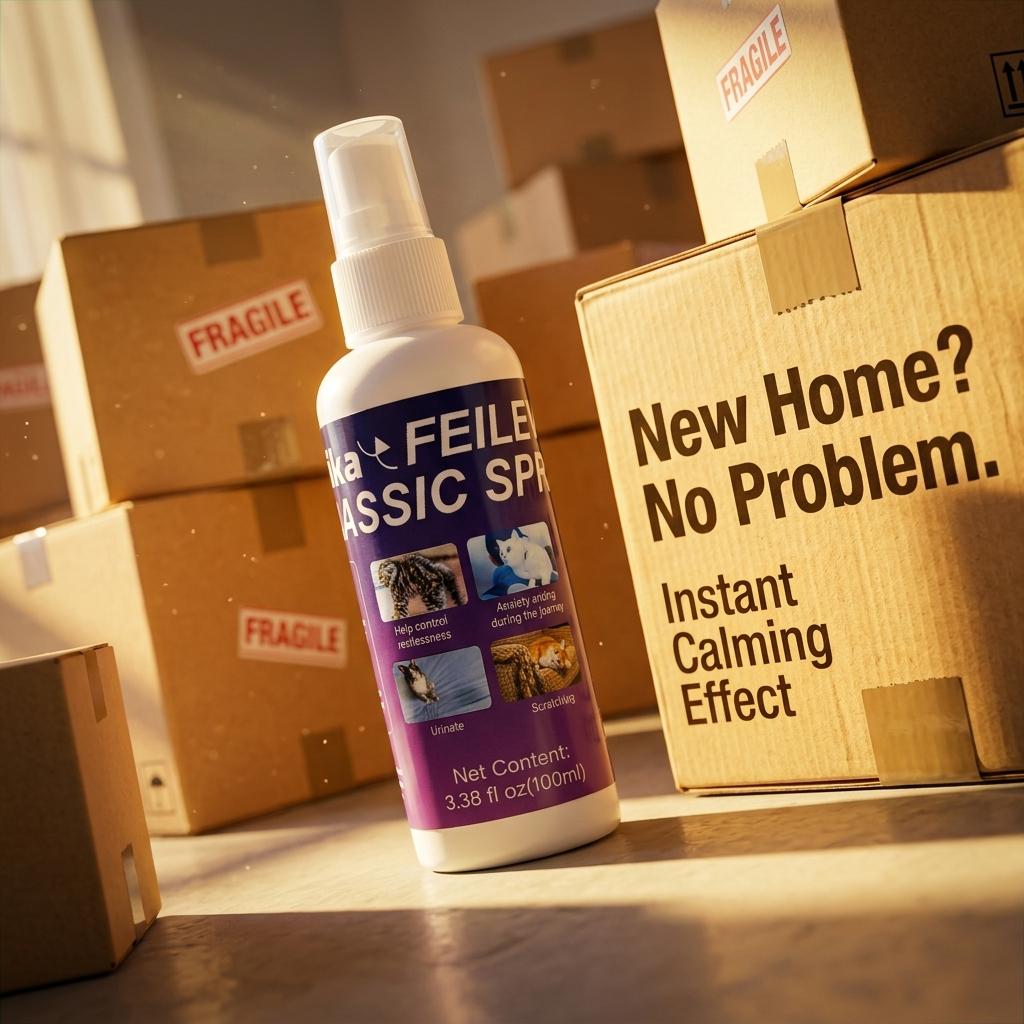 Paika Pet Emotion Spray, Calming Aroma for Dogs & Cats, Stress Relief Mist, Natural Ingredients, Safe for Daily Use, Ideal Gift for Pets