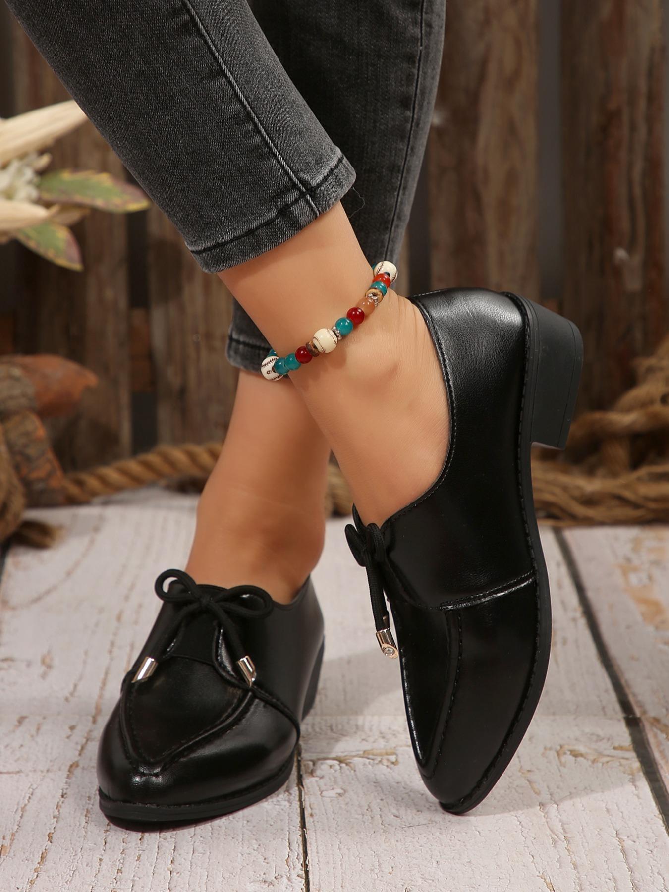 Women's Fashionable Solid Color Pointed Toe Heels, Elegant Bow Design High Heels for Party, Daily Clothing Decor for Women & Girls High Heel Shoes