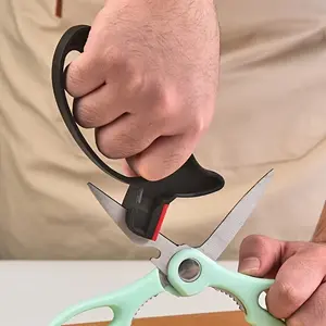 Multifunctional Mini Knife and Scissors Sharpener, Portable Outdoor Handheld Knife Sharpener, Kitchen and Household Tool Suitable for Home, Kitchen, Gardening, Hunting, and Fishing