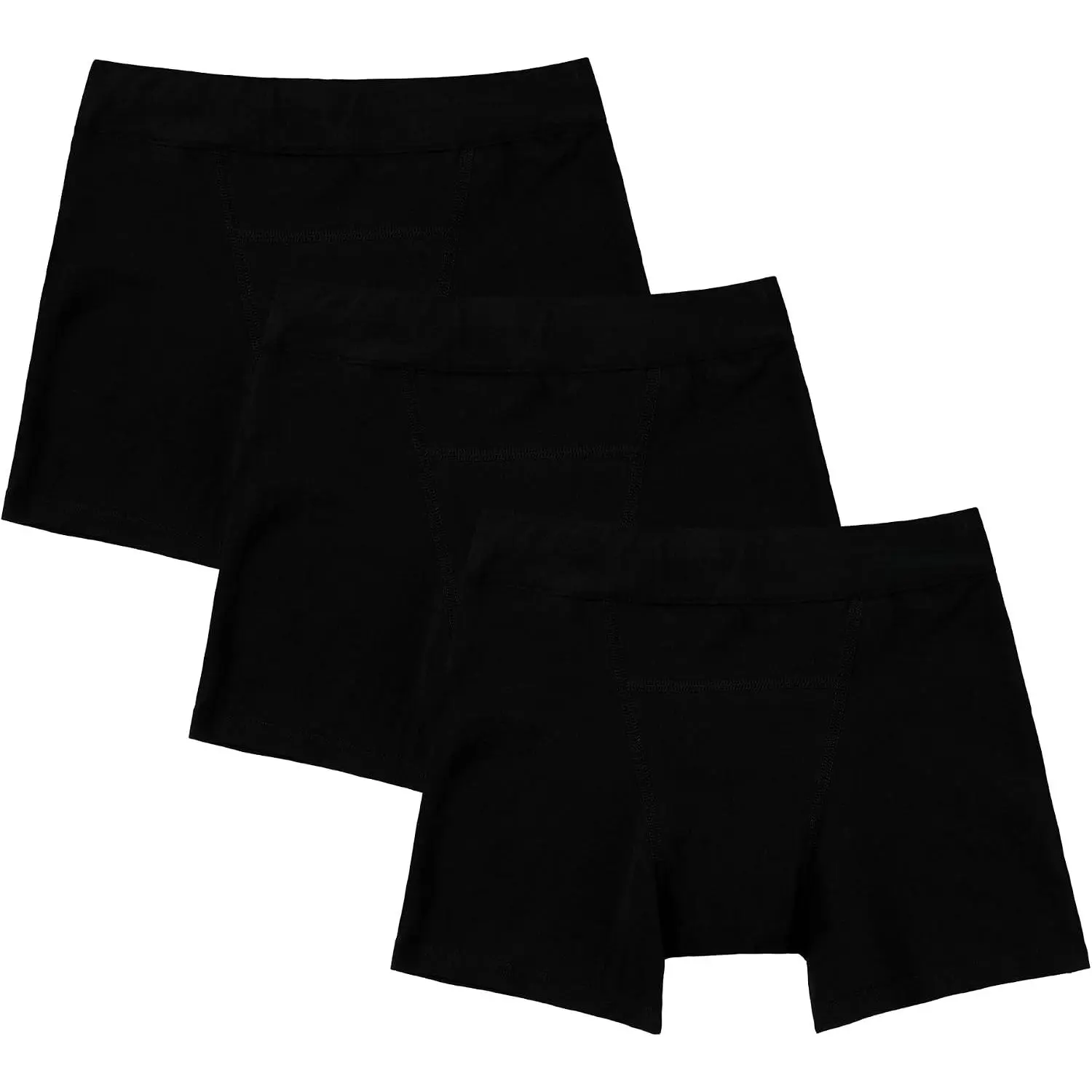 Girls Period Underwear Cotton Boyshorts for Teen Aged 8-16 Panties 3 Pack