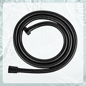 7-Mode High Pressure Shower Head & Handheld Combo – Removable Black, Cleans Tiles, Bathtubs & Pets Easily, Boosts Water Pressure, with Hose