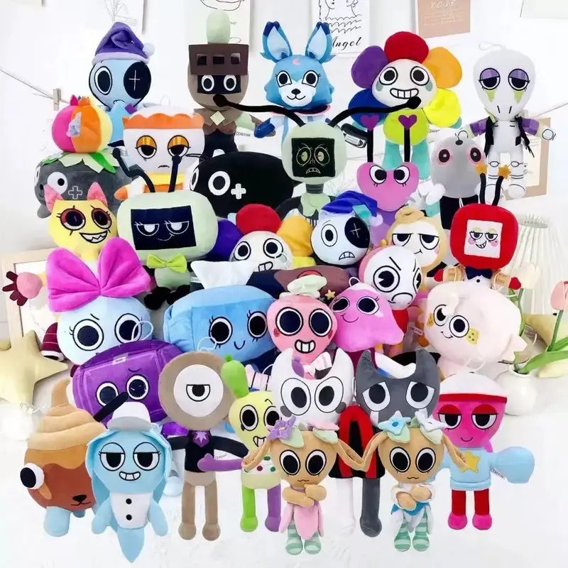 2026 Plush Toy Doll Game Goob Boxten Flower Plush Filling Animal Soft Toy Pillow Cat Rabbit Plush Peluches