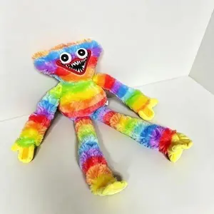 Poppy Playtime Huggy Wuggy 40cm Plush Toy - Huggable Soft Fluffy Person-Shaped Stuffed Animal, Kids' Birthday Gift