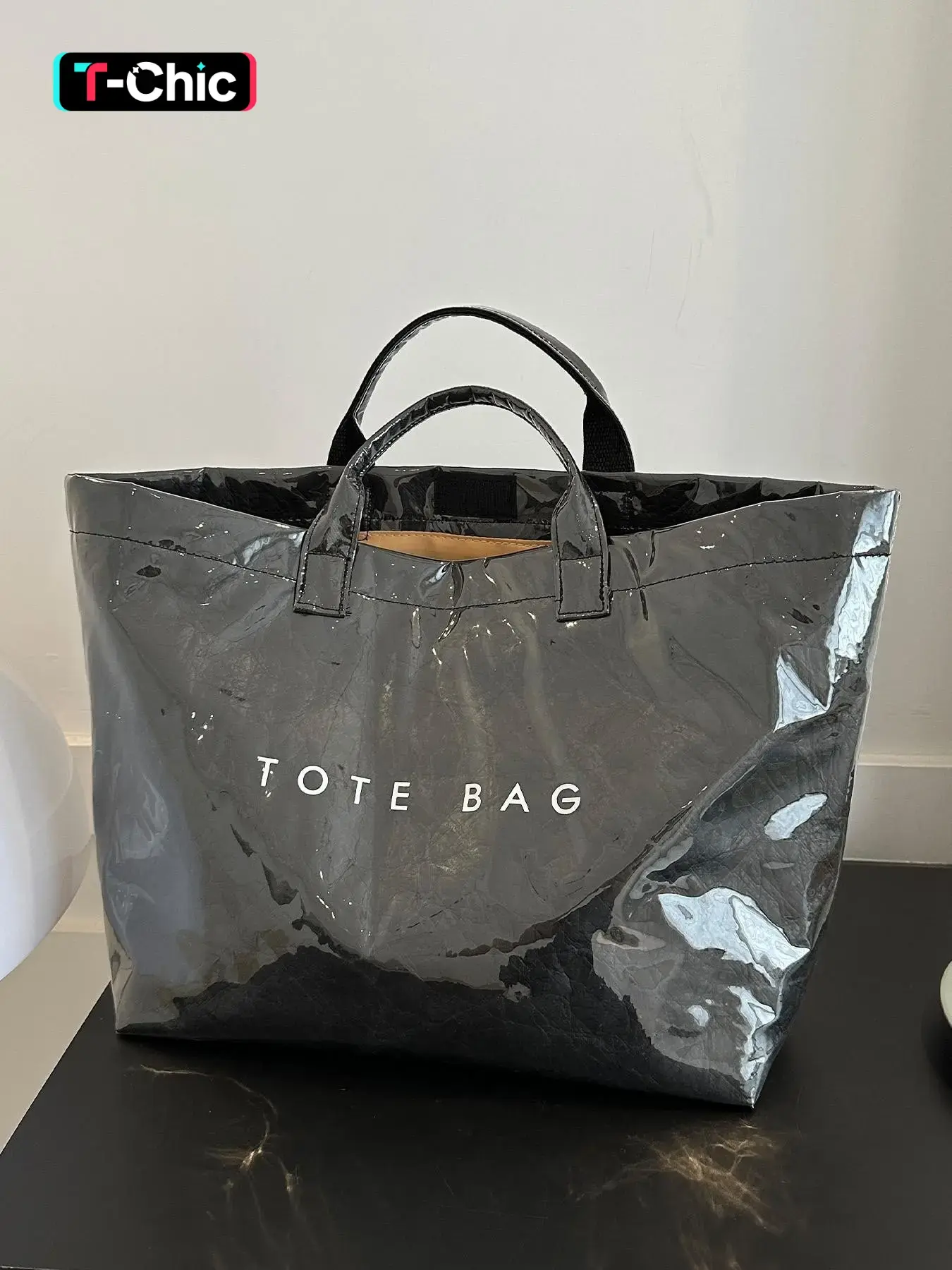 Fashion Newspaper Pattern Tote Bag, Large Capacity Lightweight Shoulder Bag, Casual Trendy Versatile High-quality Daily Commuting Bag, Girl Fashionable Shopping Bag, Boho Work Bags