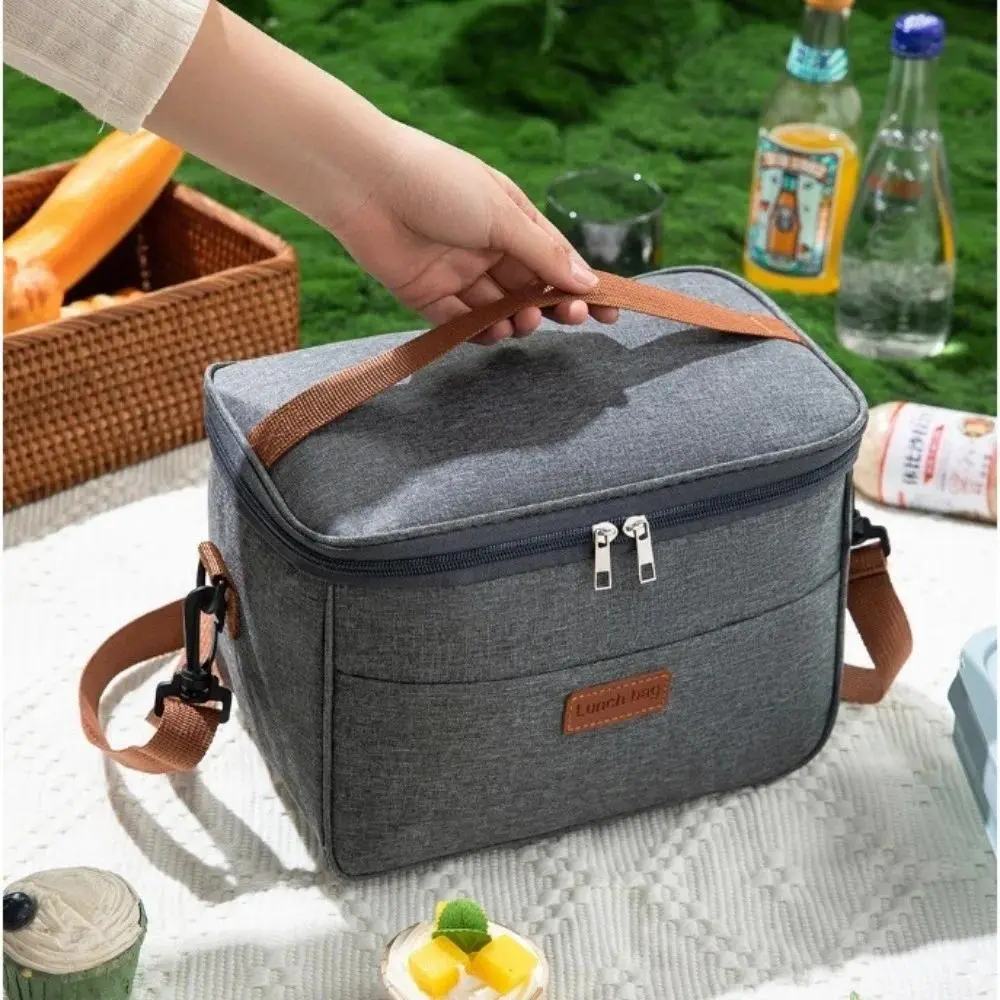 Portable Multifunctional Lunch Bag Large Capacity Thermal Waterproof Insulated Bag Travel Cooler Picnic Lunch Box Outdoor