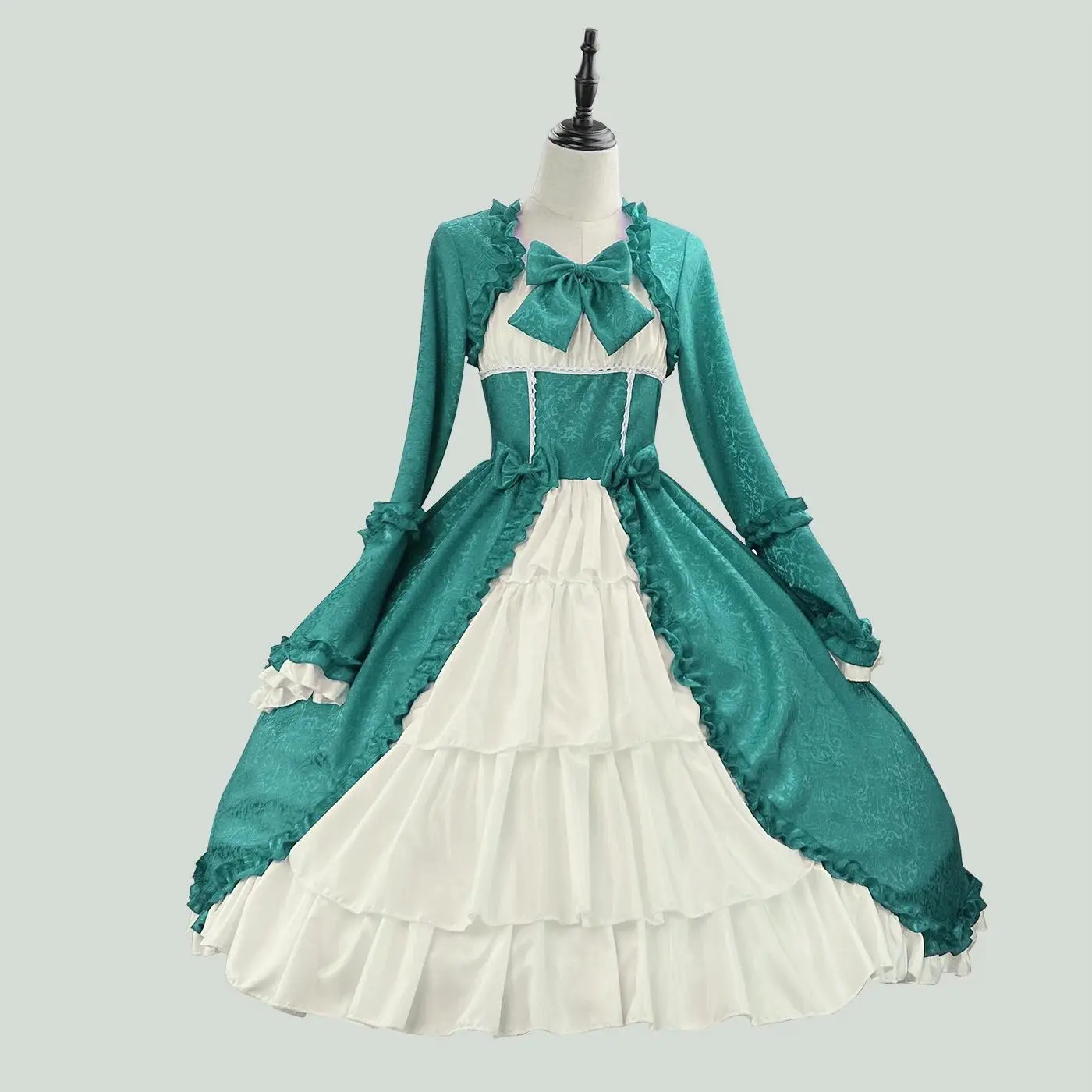 Women Rococo Ball Gown Vintage Renaissance Medieval Costume Princess Lolita Dress Royal Victorian Irish Halloween Cosplay Dress