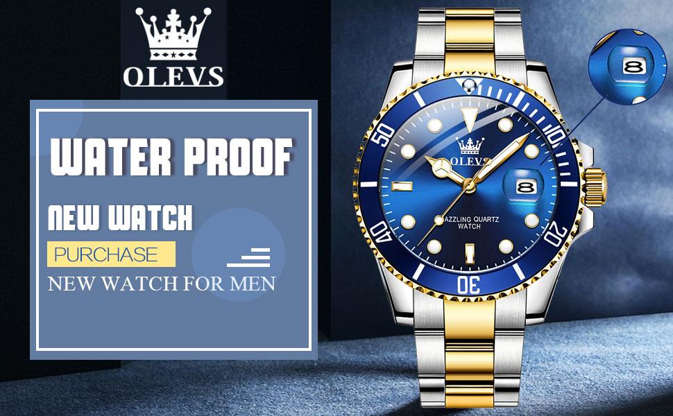Men's Luxury Dress Watch Blue Dial 40mm Stainless Steel Band Rotating Quartz Analog Waterproof Luminous Big Face Boss Wrist Watch Springtok Men's Luxury Dress Watch Blue Dial 40mm Stainless Steel Band Rotating Quartz Analog Waterproof Luminous Big Face Boss Wrist Watch Springtok
