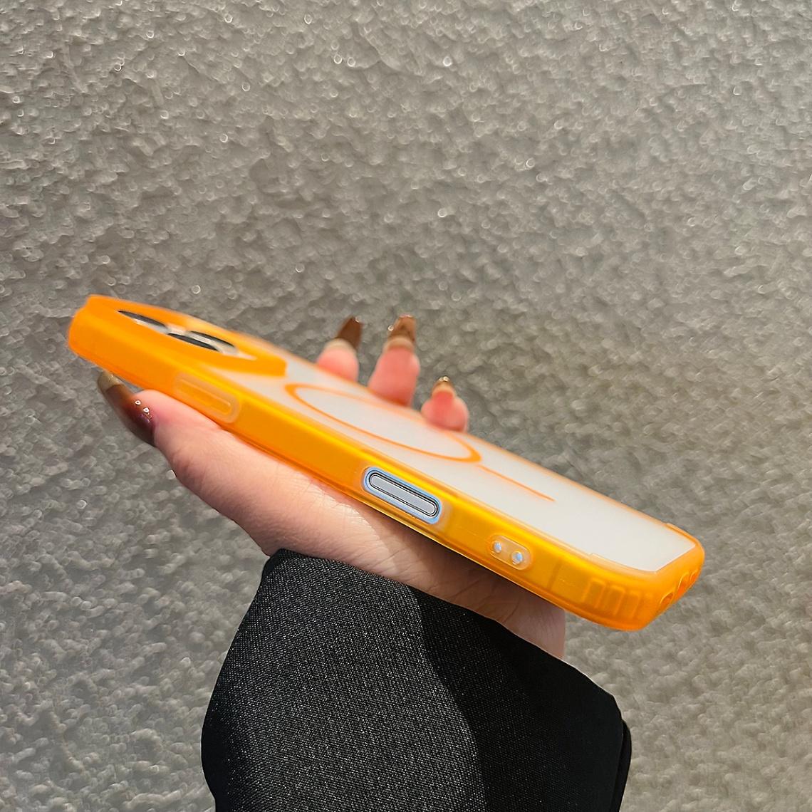 Translucent Frosted Phone Case for iPhone 17 Pro Max 16 15 14 13 12 11, Soft Edge Clear Acrylic Magnetic Case