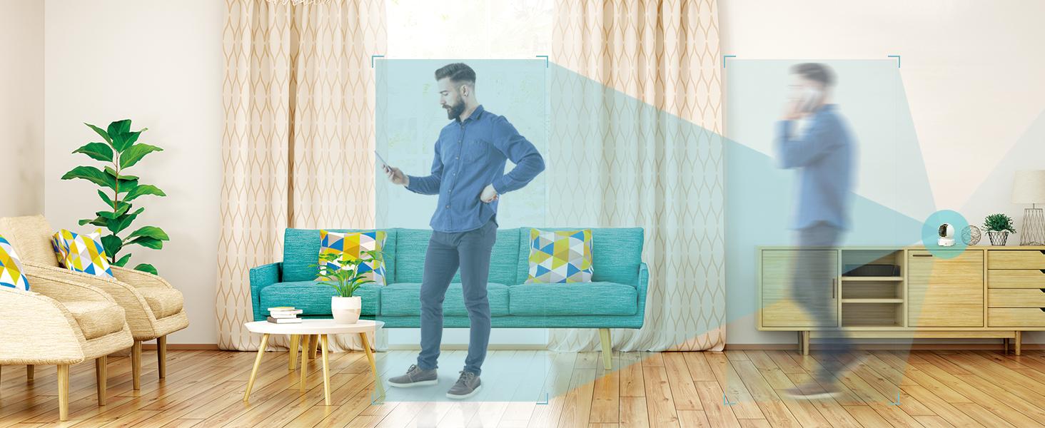 TP-Link 2K Pan Tilt Security Camera for Baby Monitor, Dog Camera w/Motion Detection, 2-Way Audio Siren, Night Vision, Cloud &SD Card Storage (Up to 256 GB), Works with Alexa & Google Home (C210)