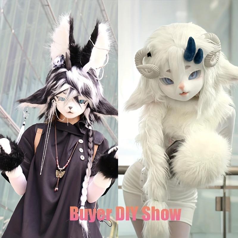 DIY Fox Fursuit Therian Mask Kit - Perfect for Halloween, Carnivals & Christmas Parties | Cute Cosplay Accessory & Gift Idea