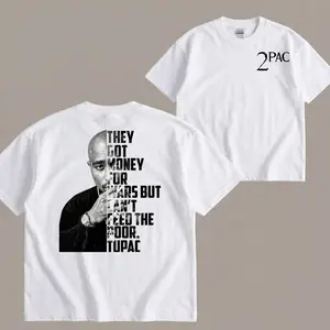 2Pac Rapper Shirt – Classic Rapper Graphic Sweatshirt Featuring Tupac Shakur – Hip Hop Culture Fashion