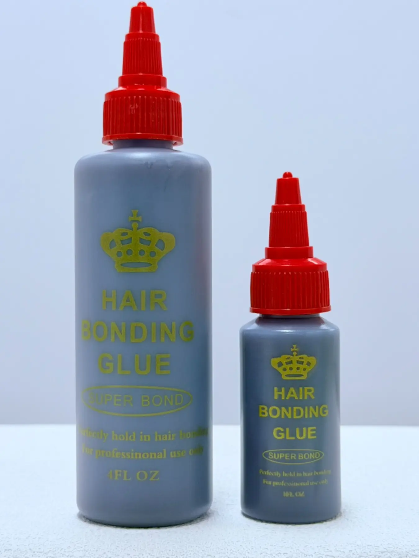 Two-Pack Waterproof Hair Extension Glue, 30ML + 118ML, Total 148ML, Strong Adhesive for Salon Professional Wigs and Extensions