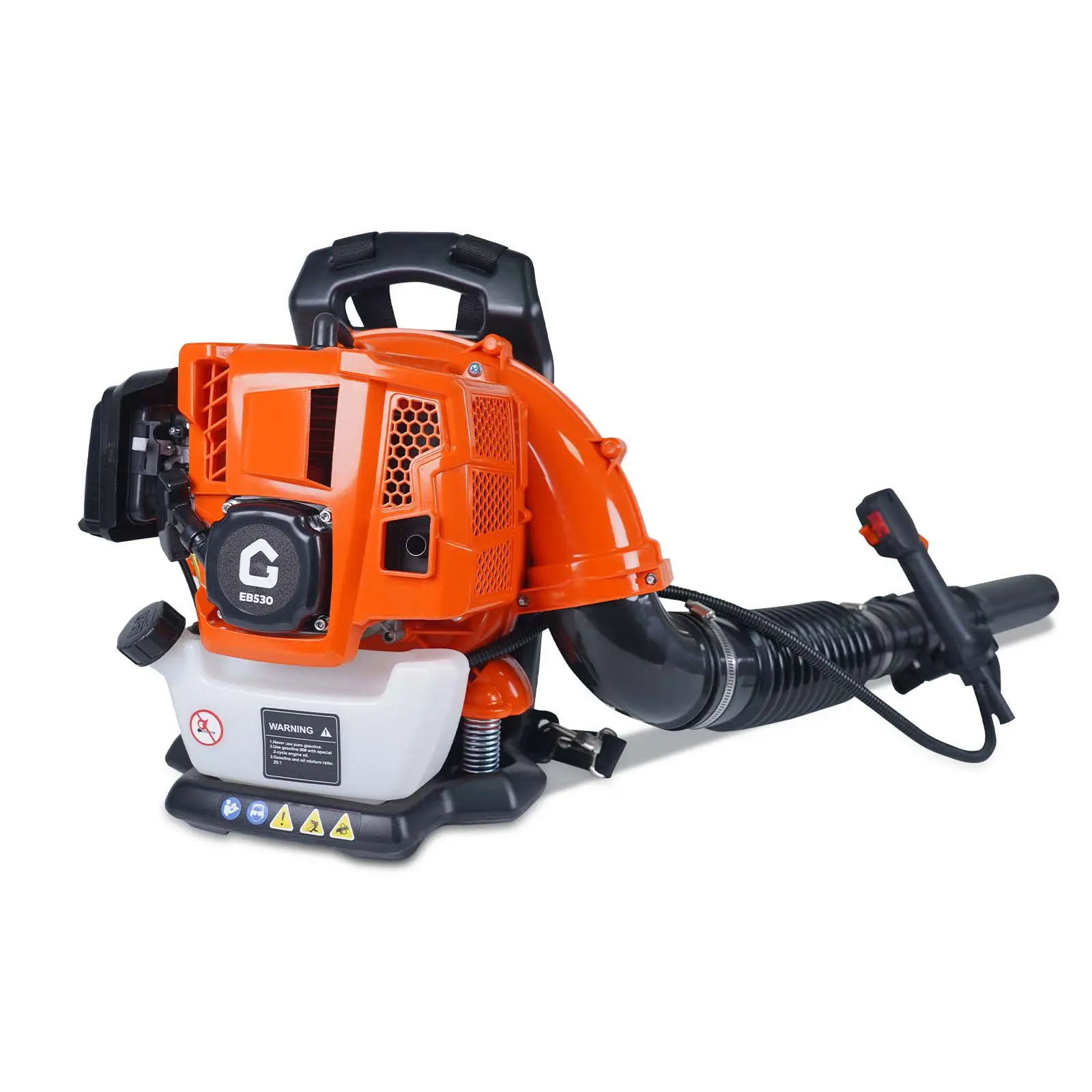 【BackToSchool】Gas Backpack Leaf Blower, 52CC 2-Stroke 2.2HP Engine - Up to 780 CFM / 270 MPH - Adjustable Speed Control - Ergonomic Low-Vibration Frame