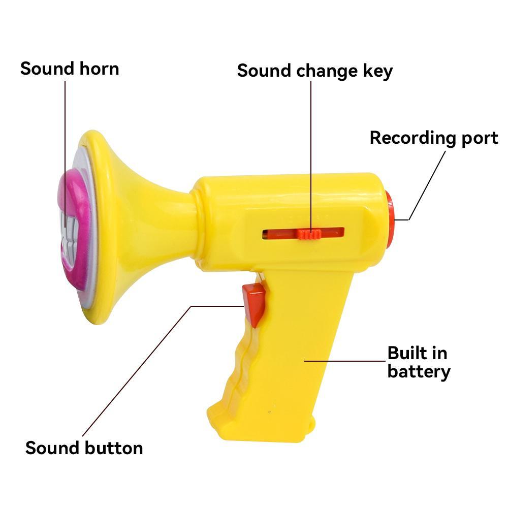 Children's Voice Changing Toy With 6 Sound Effects, Role-Playing Voice Speaker, Children's Handheld Amplifier, Parody Toy