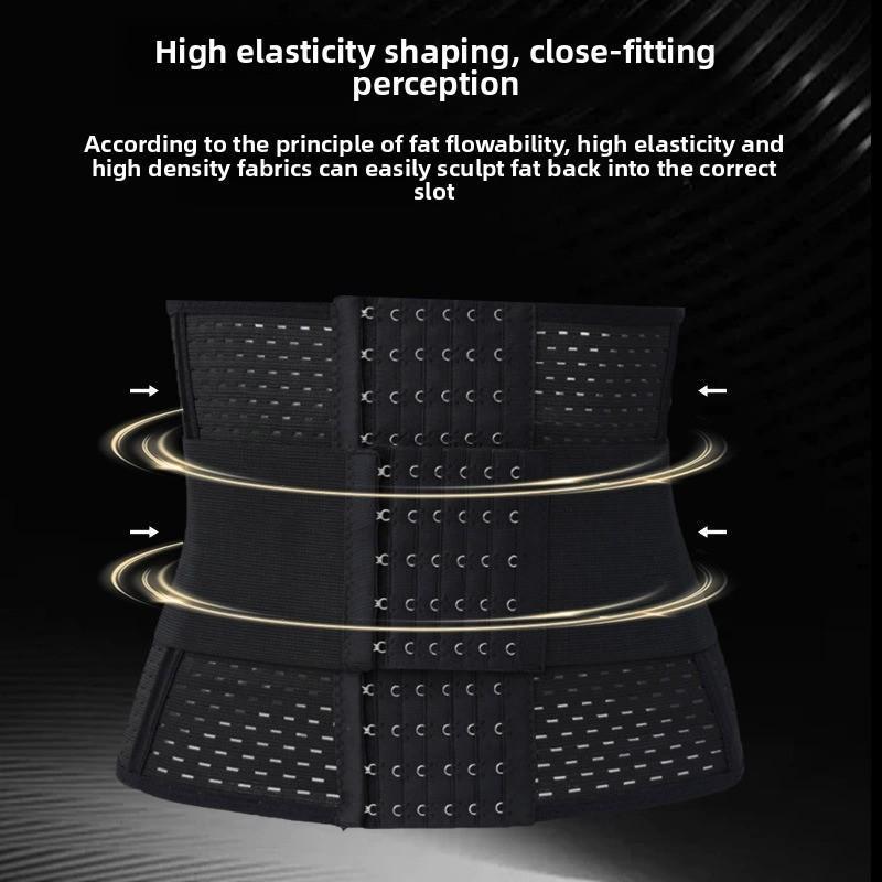 Women's Segmented Faja Body Shaper, High Elastic Mesh Breathable Waist Trainer, Firm Tummy Control Slim Cincher, Comfortable Sheath Girdle, Stretchy Lightweight Workout Shaper, Essential for Daily Casual & Fitness Waist Sculpting, Waist Trainers