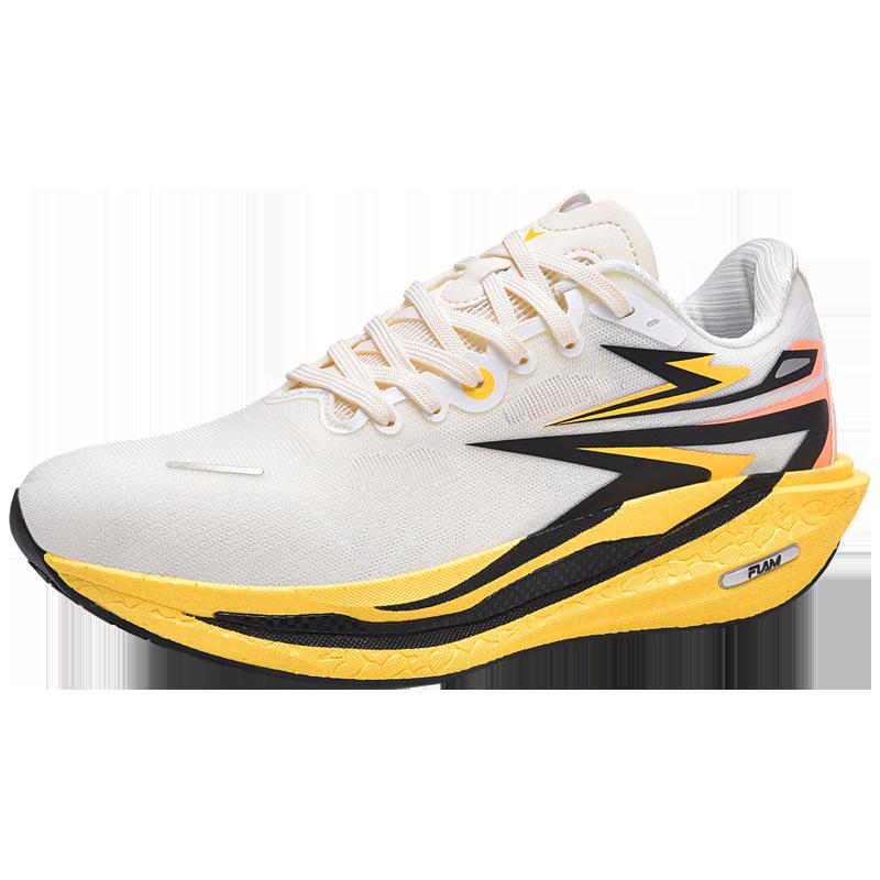 (New)Professional Carbon Plate Marathon Shock Absorption Soft Sole Running Shoes| Men'S Sports Shoes with Upper and Rubber Sole, Low Top Design, All-Season