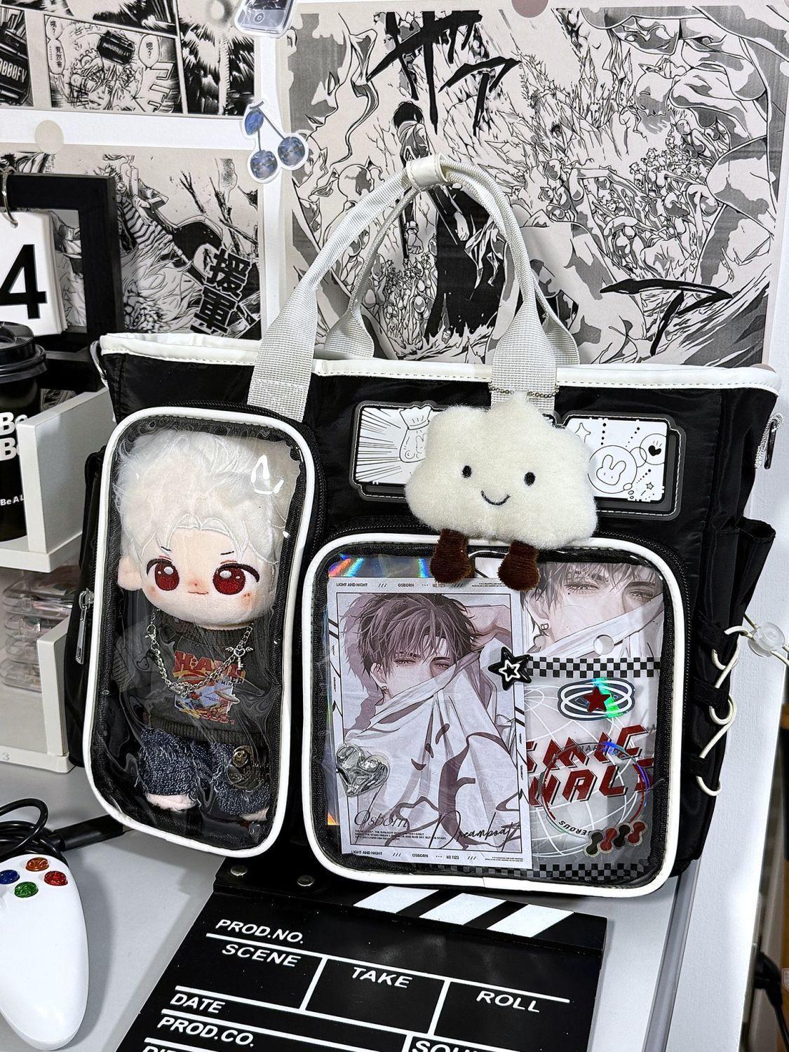 Japanese Cute Girl Ulzzang Ita Bag Daily Commuting School Bag Backpack Fashionable Y2K Shoulder Bag Dolls Bag Bags for Women