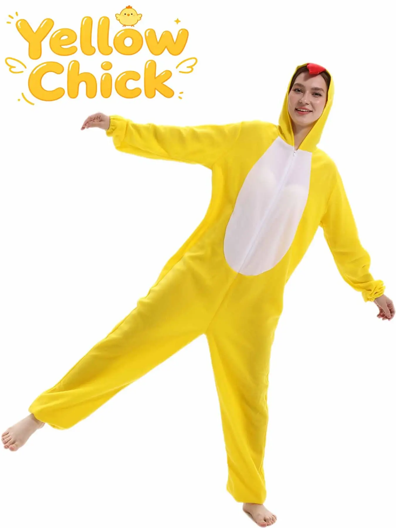 Adult Chicken Cosplay Costume, Cartoon Animal Party, Halloween Christmas Party, Theme Park, Company Event, School Activity
