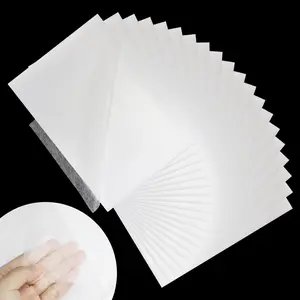 20 Sheets 8" x 12" Fusible Webbing for Fabric Applique Medium Weight Fusible Interfacing Fusible Bonding Web for Fabric for DIY Crafts
