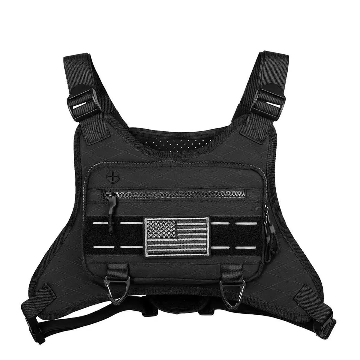 Tactical Chest Bag, Men's Accessories - Water-Resistant, Lightweight Running Vest Backpack for Men, Outdoor Sports & Daily Use