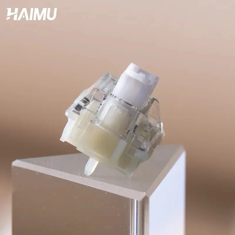 Haimu Silent Magnetic Switch 37g Linear Pre-Lubed Switches Pom Stem Free Setting Pre Travel For Magnetic Switch Gaming Keyboard