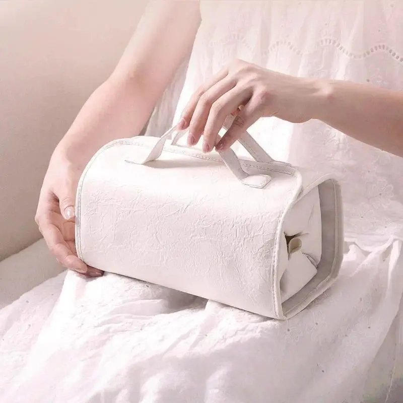 Women's 4-In-1 Detachable Waterproof Makeup Bag Large Expandable Foldable Portable Cosmetic Organizer for Daily Use Travel Storage Holiday Gifting