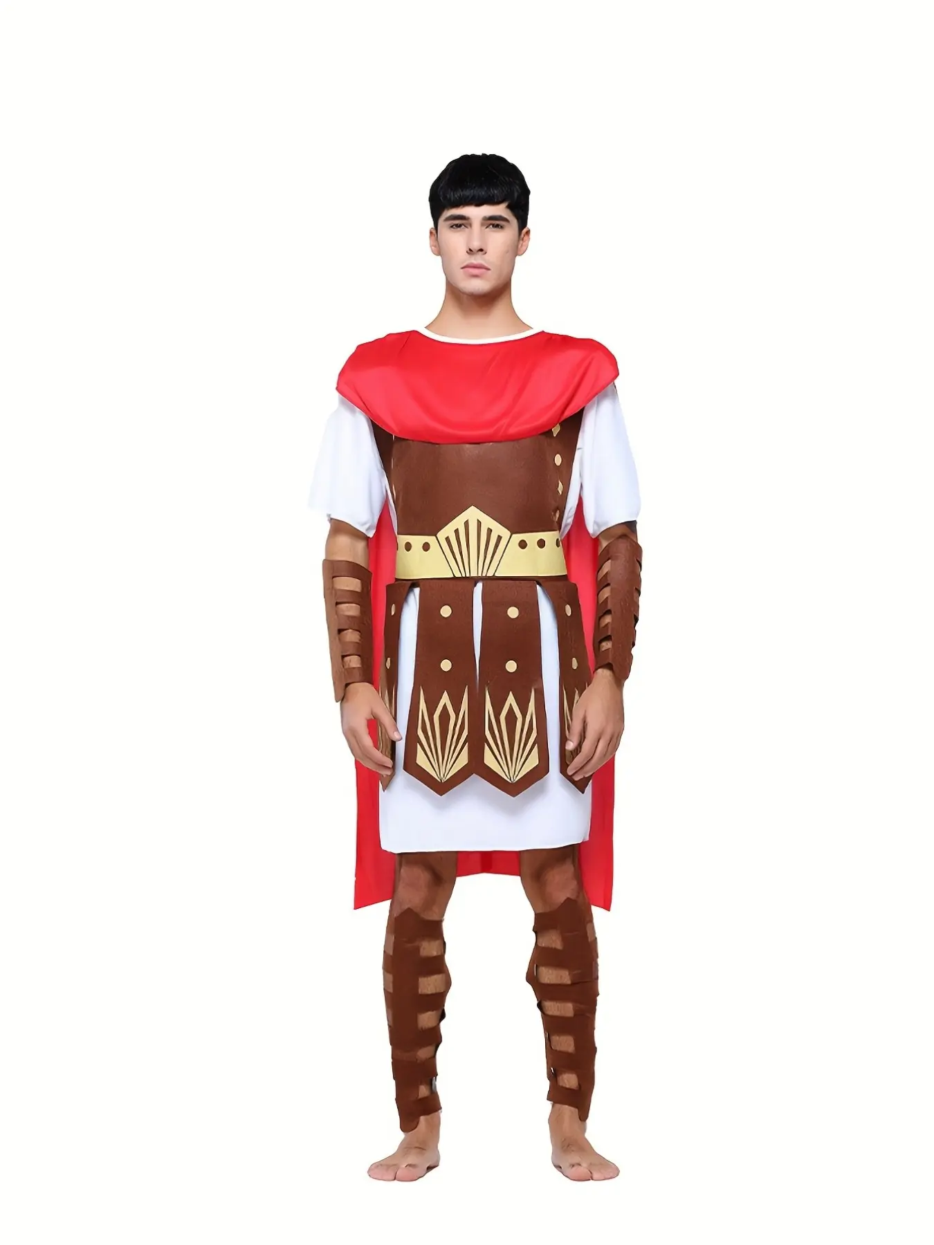 2026 New Halloween Dance Costume Adult Medieval Warrior Crusader Knight Robe Roman Gladiator Spartan Soldier Clothes