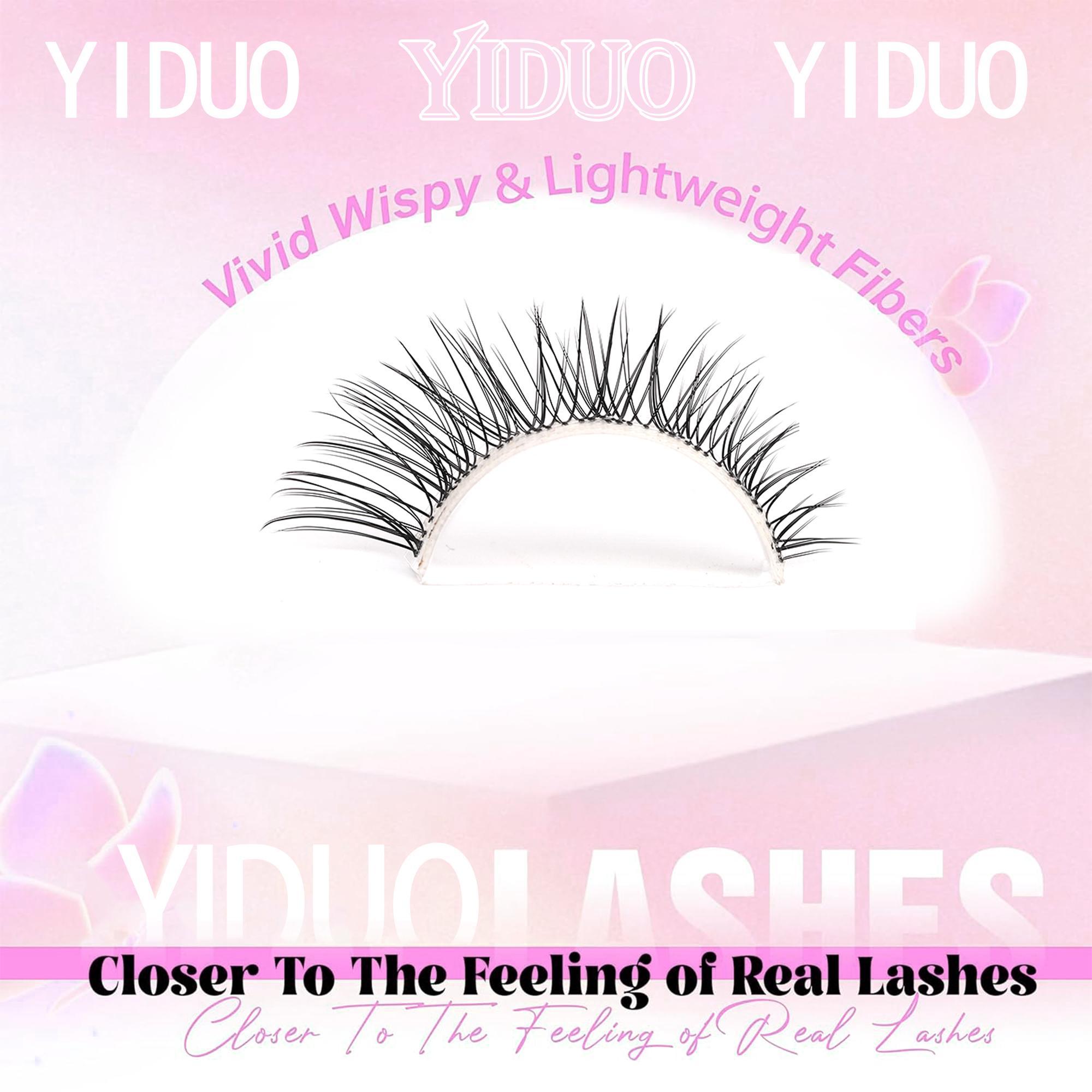 Natural Look Eyelash Extensions, 1 Box Individual DIY Cluster Lashes, Self-Application Curly False Eyelashes for Women & Girls, False Lash Clusters, Eye Makeup Cosmetic