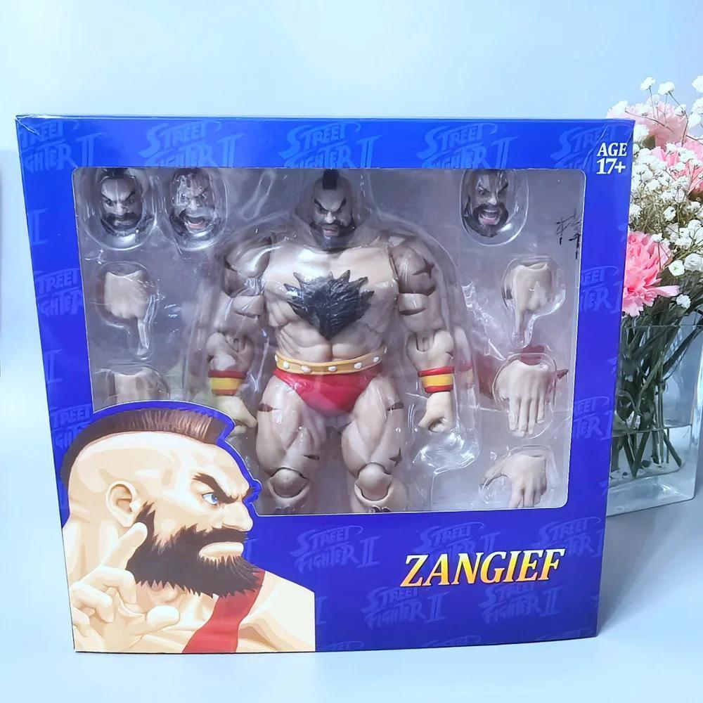 Street Fighter Zangief Articulated Action Figure Collectible Model Toys 22cm