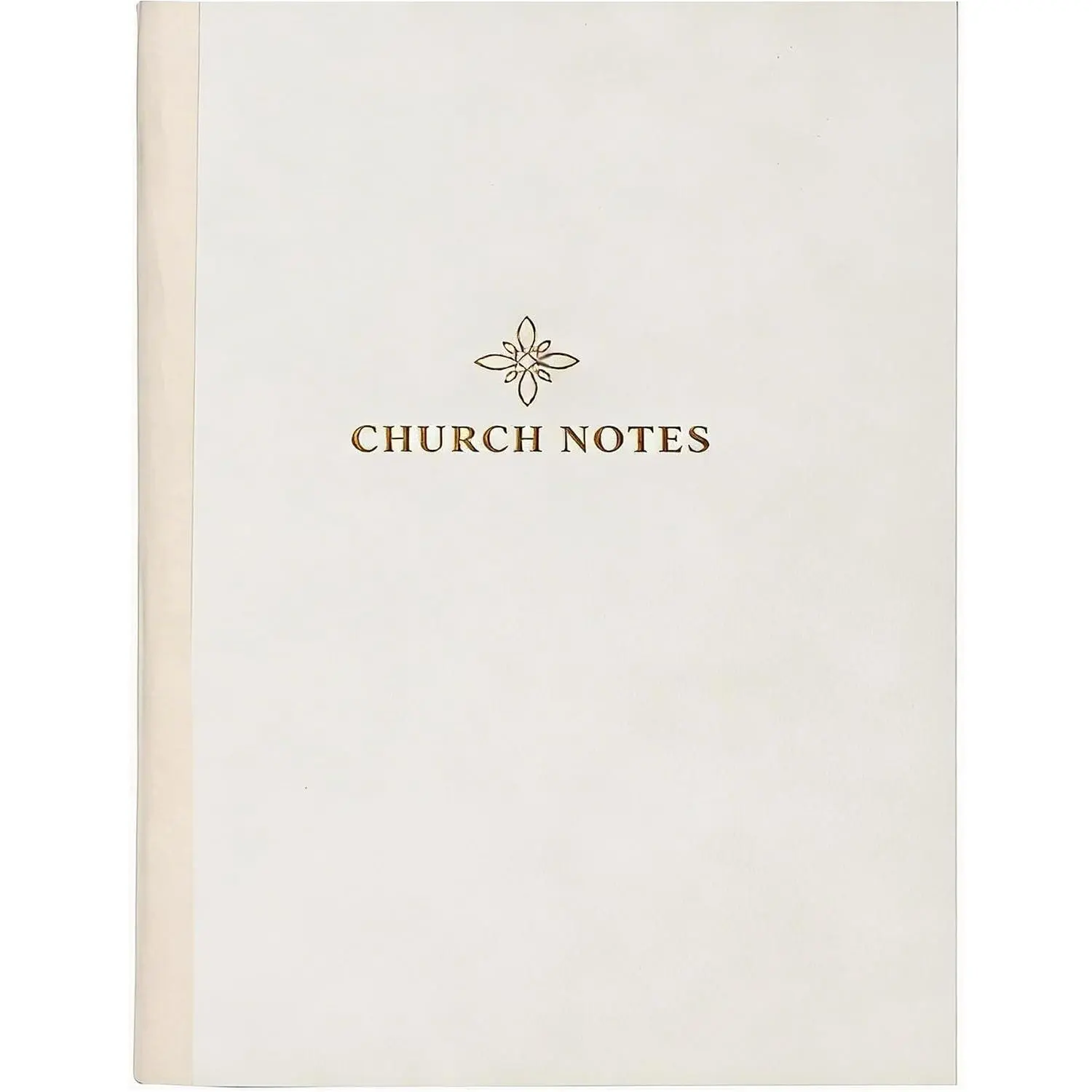 - Selah Church Notes Journal –  Foil Cover, 5.1” x 7.8” | 52 Sheets / 104 Pages, Guided Sermon Notebook with Scripture & Reflection Prompts, Paperback