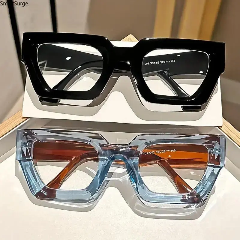 3 Pcs Y2K Oversized Leopard Print Blue Light Glasses, Clear Lens Sports Eyewear, Fashion Decorative Computer Glasses for Casual Daily Wear, Casual Sports Eyewear