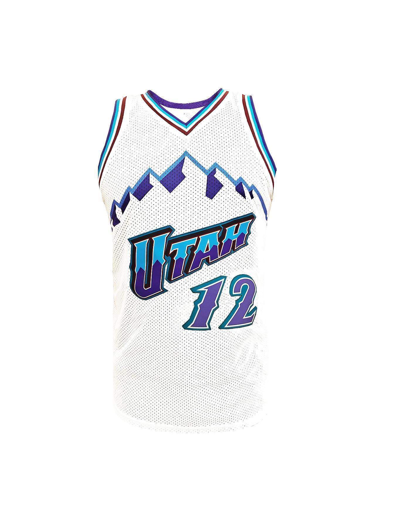 Men's Letter & Number Embroidery Vintage Basketball Jersey, Loose Breathable Sleeveless V-Neck Tank Top, Basketball Sports Jersey for Outdoor Sports, Lightweight Jersey, Breathable Athletic Top