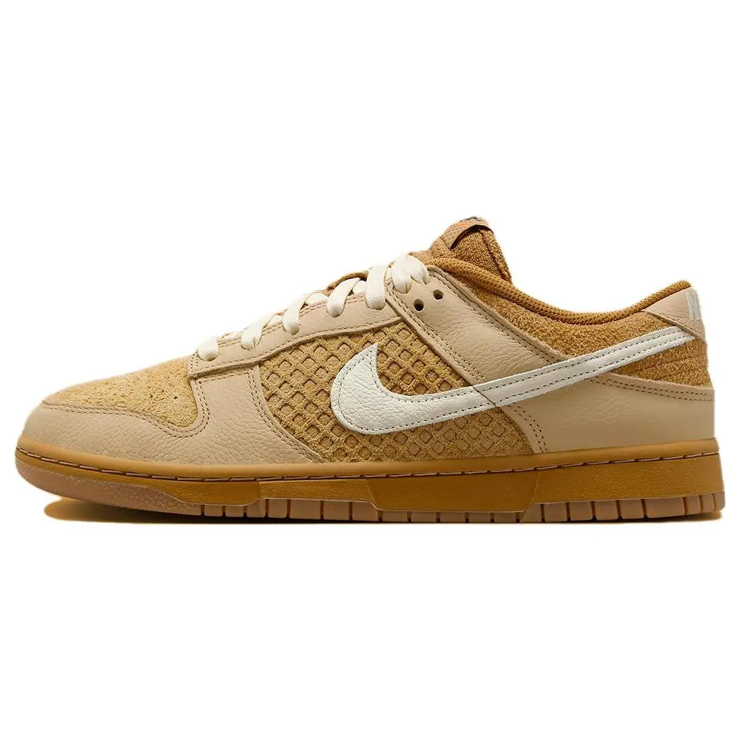 Nike Dunk Waffles Men's Low-Top Casual Sneakers in Brown – Versatile, Lightweight, and Comfortable Verifiable, with credentials and supporting global authentication