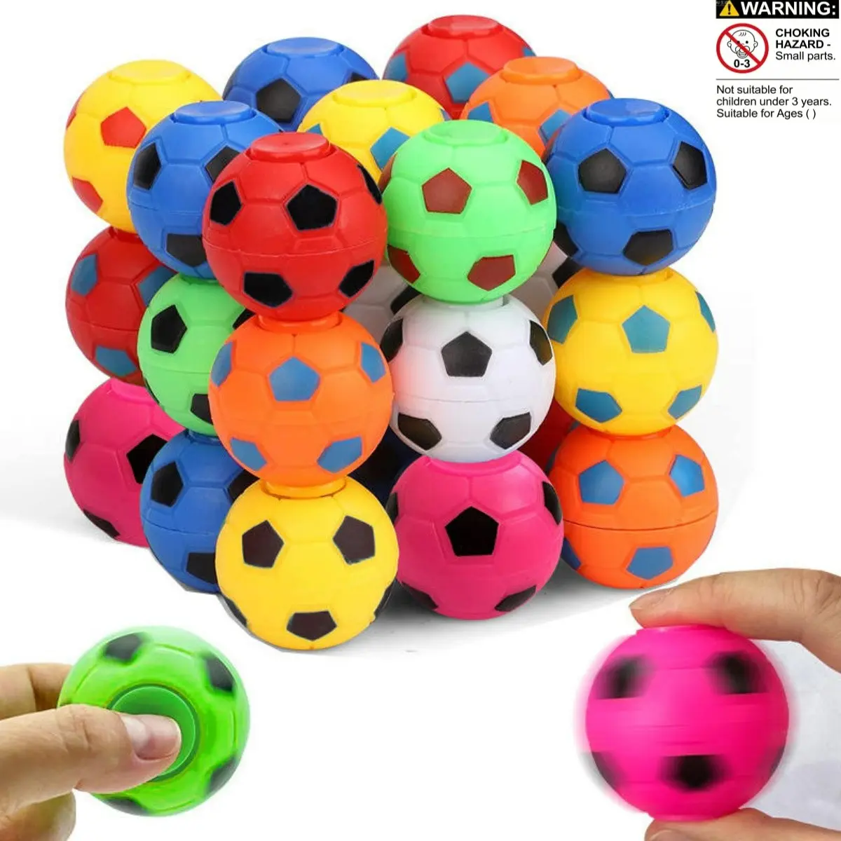 Mini Stress Relief Gyro Soccer Ball, Multiple Colors Available, Halloween Christmas Gift, Classroom Toy, Unisex Birthday Present