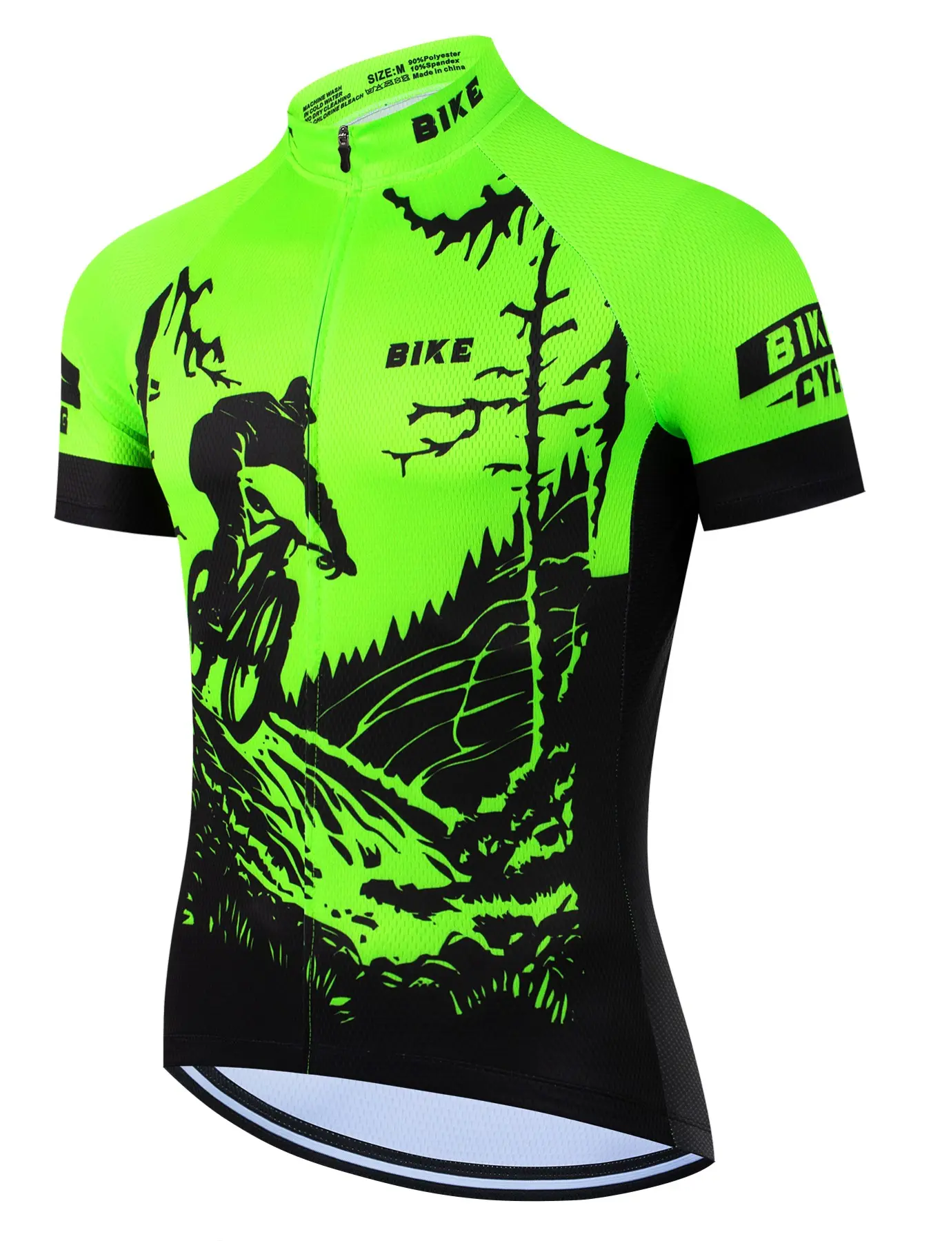 Summer BIKE Men's Short Sleeve Cycling Jersey Racing Shirt Breathable Mountain Bike Clothing Sportswear for Cycling