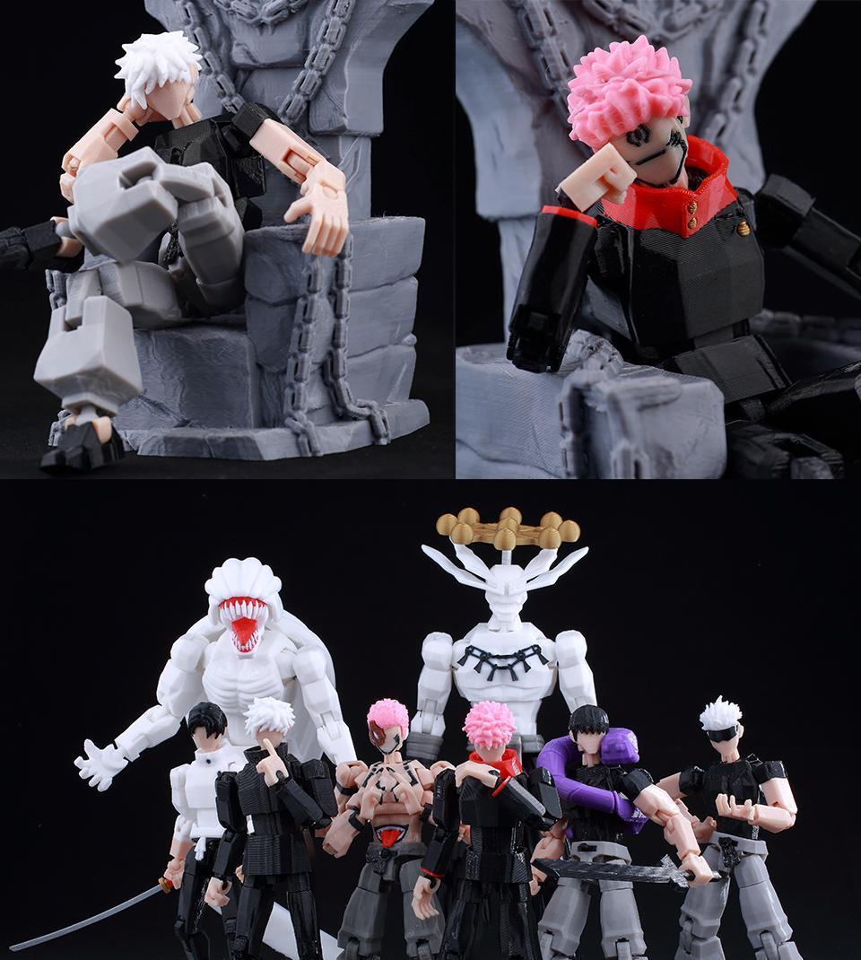 9L3D Titan13 Yuta Okkotsu & Rika Figure LUCKY13 Anime Action Model
