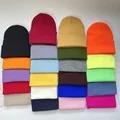Winter Lady Warm Hat Scarf Two-piece Set Fleece Thickened Gradual Change Color Knitted Skiing Hat Fashion Pullover Hat for Women