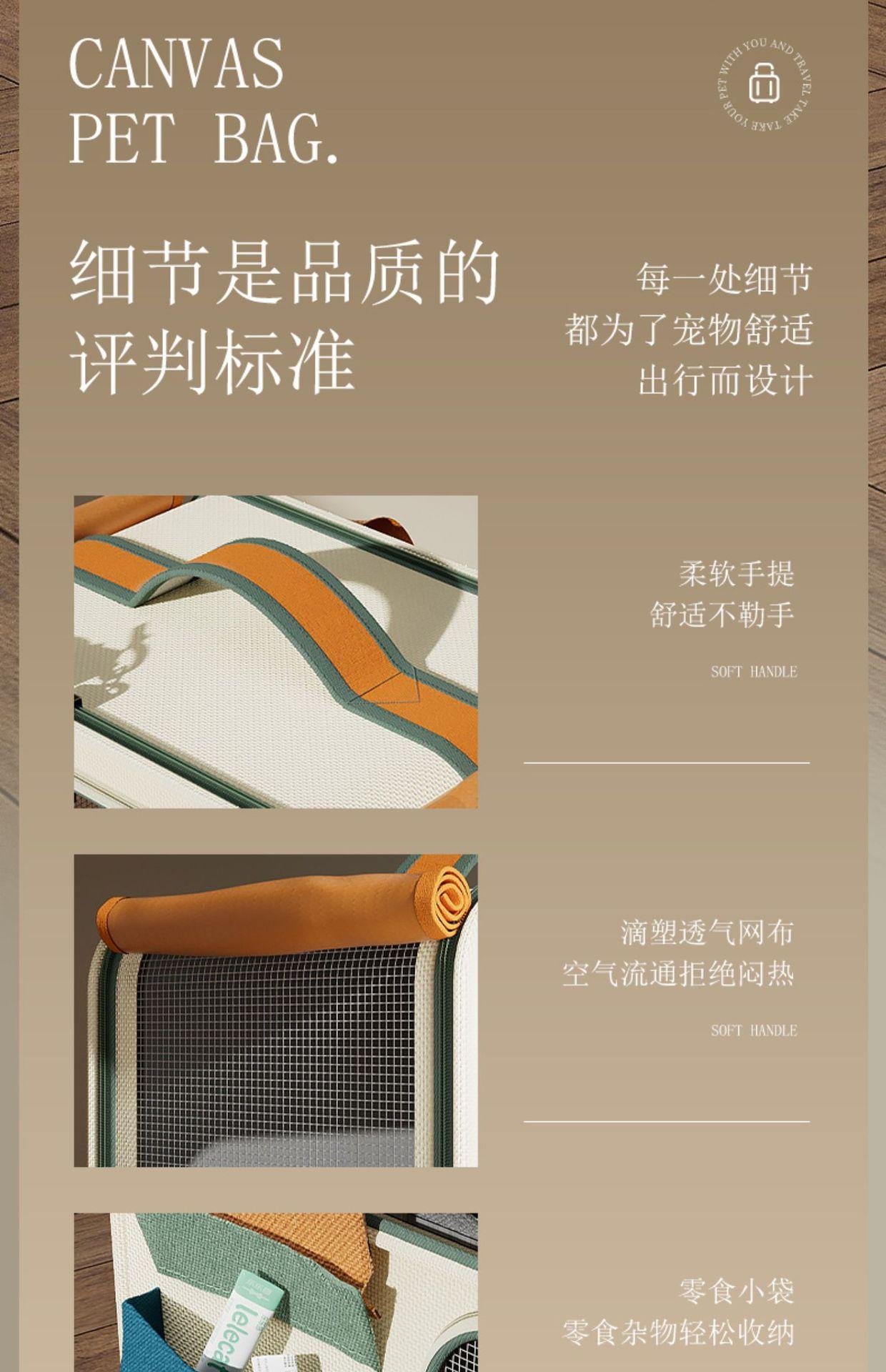 Pet Travel Carrier, Large Size, Portable, Multifunctional, Affordable & Stylish  Large Multifunctional Pet Travel Carrier, Portable, Cost-Effective & Attractive Pet Travel Carrie Pet Suitcase Large / Extra Large Portable