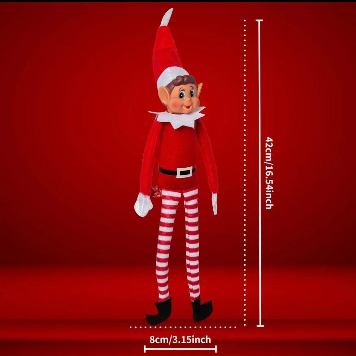 2026 New Holiday Plush Doll Christmas Elf Costume Toy, Unique Christmas Ornament, Holiday Decoration, Perfect Gift for Children and Adults.