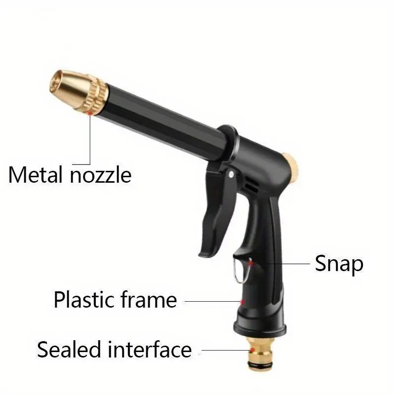 Portable High Pressure Water Gun For Cleaning Car Wash Machine Garden Watering Hose Nozzle Sprinkler Spray Foam Water Gun Wholesale
