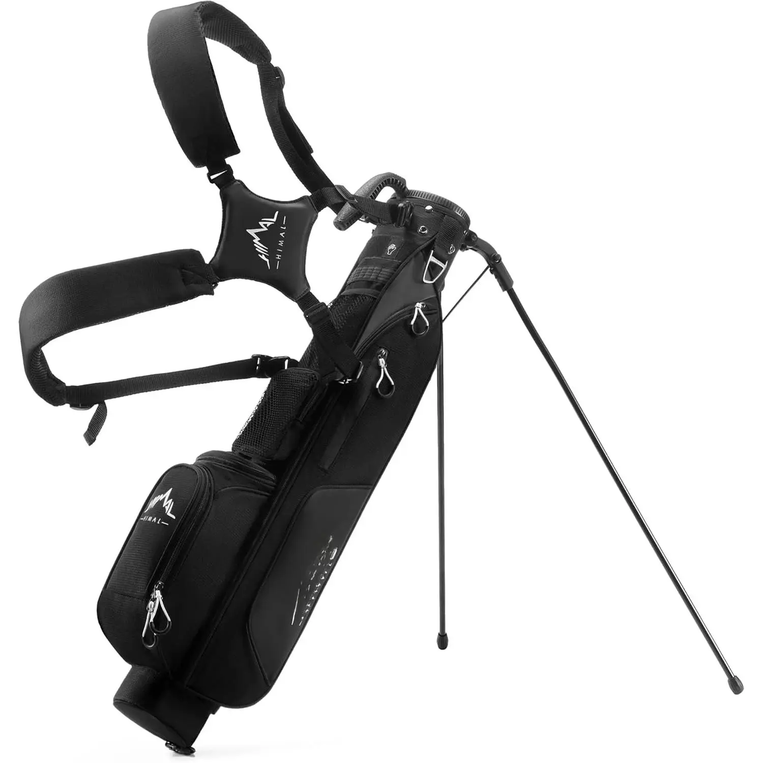 Lightweight Par 3 Golf Bag - Small Golf Stand Bag with   Straps, Cooler Pocket, Dust Cover, Pitch and Putt Bag for Driving Range